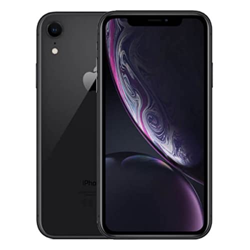 Apple iPhone XR (64GB) - Negro (incluye Earpods, adaptador de corriente)