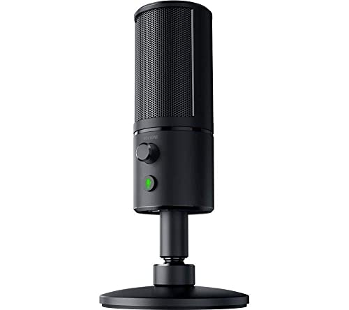 Razer Seiren X - Micrófono Streaming, con USB para transmisión, compacto con...