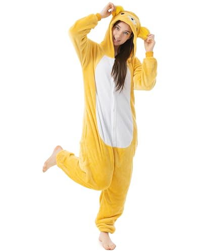 Katara 1744 - Kigurumi Pijamas Disfraz de Animal - Traje de Noche con Capucha -...