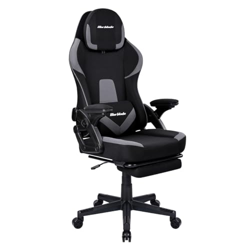 T-LOVENDO.ES Silla Gamer Gaming Profesional, Ergonómica, de Tela Transpirable y...