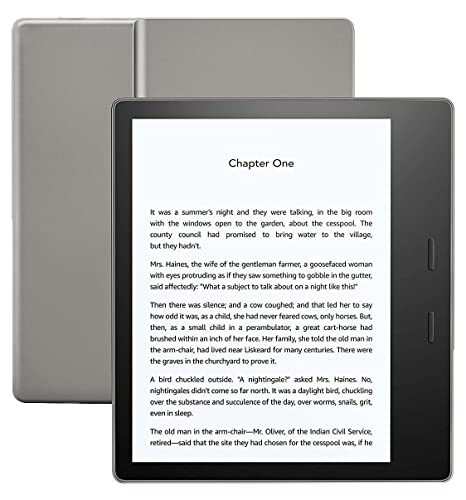 Kindle Oasis, ahora con luz cálida ajustable, resistente al agua, 8 GB, wifi,...