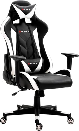 T-LOVENDO.ES Silla Tipo Gaming Racer X Ergonómica Racing Sillón Gamer...