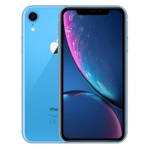 Apple iPhone XR (64GB) - Azul (incluye Earpods, adaptador de corriente)