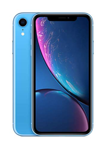 Apple iPhone XR (64GB) - Azul (incluye Earpods, adaptador de corriente)